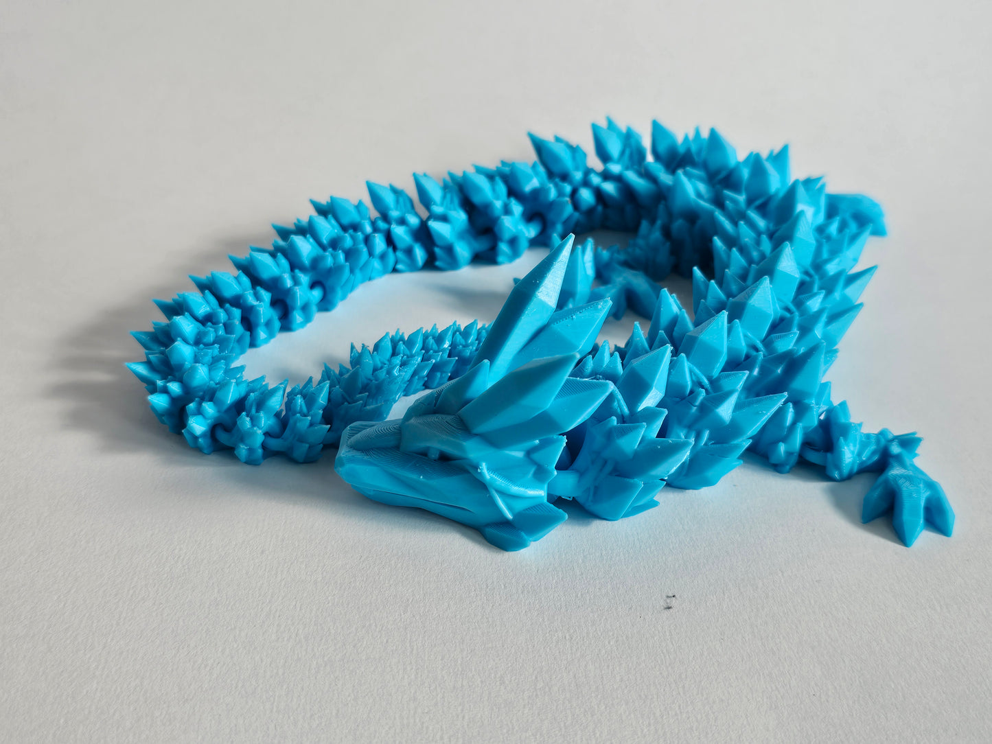 Adult Crystal dragon articulated model