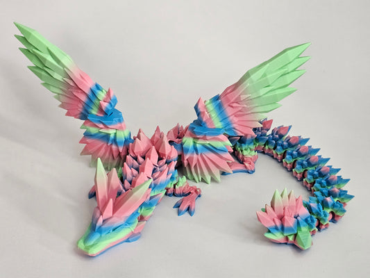 Crystal winged dragon