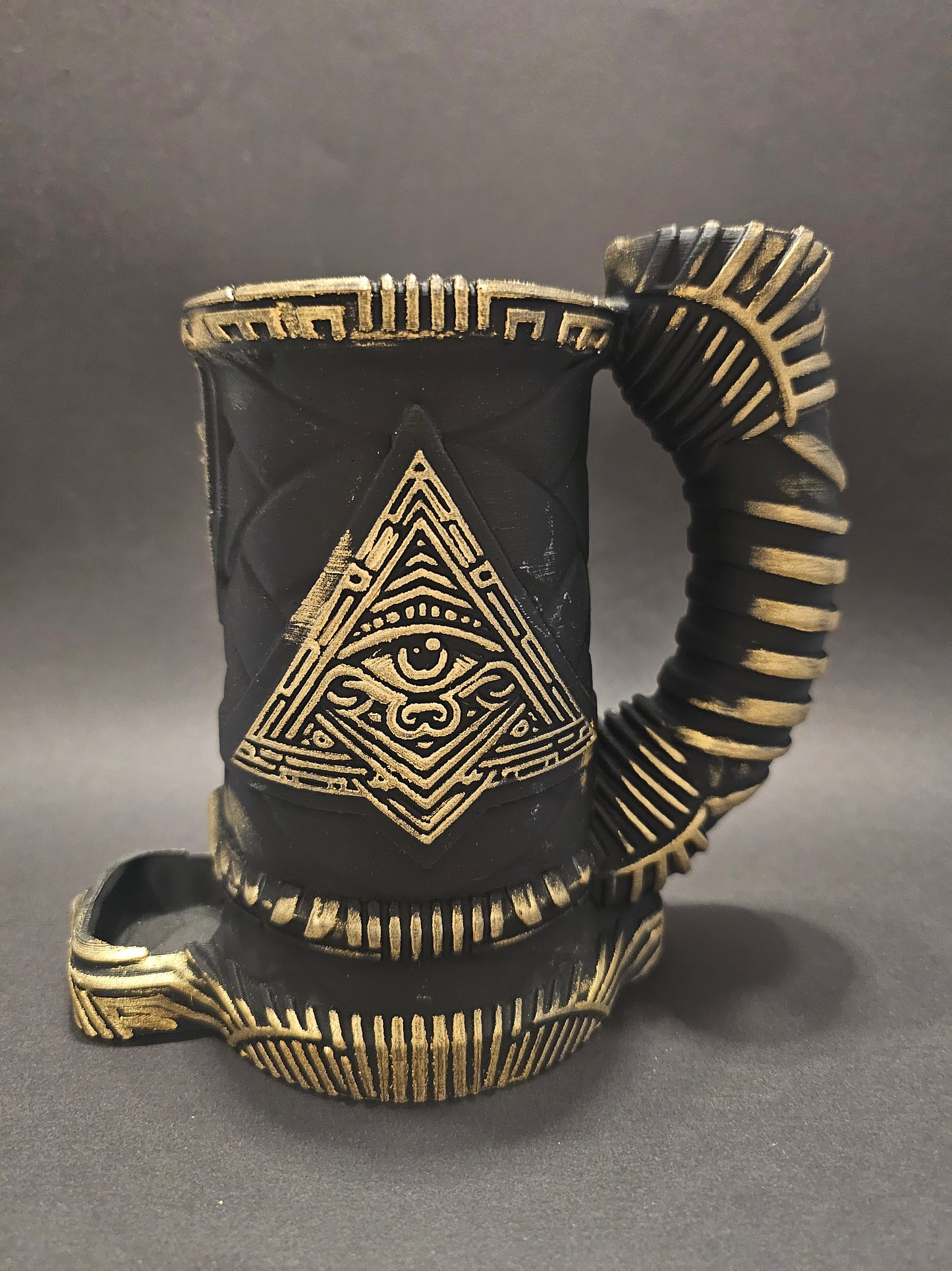 All seeing eye dice tower mug