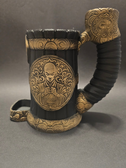 Monk of strength dice tower mug