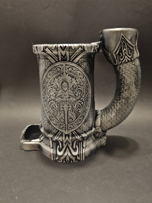 Barbarian dice tower mug