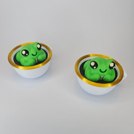Frog/teaparty Fidget Clickers