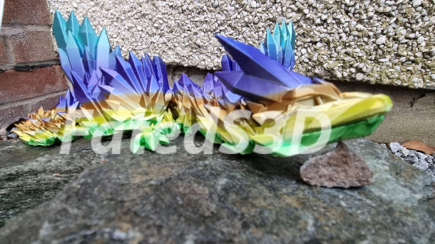 Crystal winged dragon