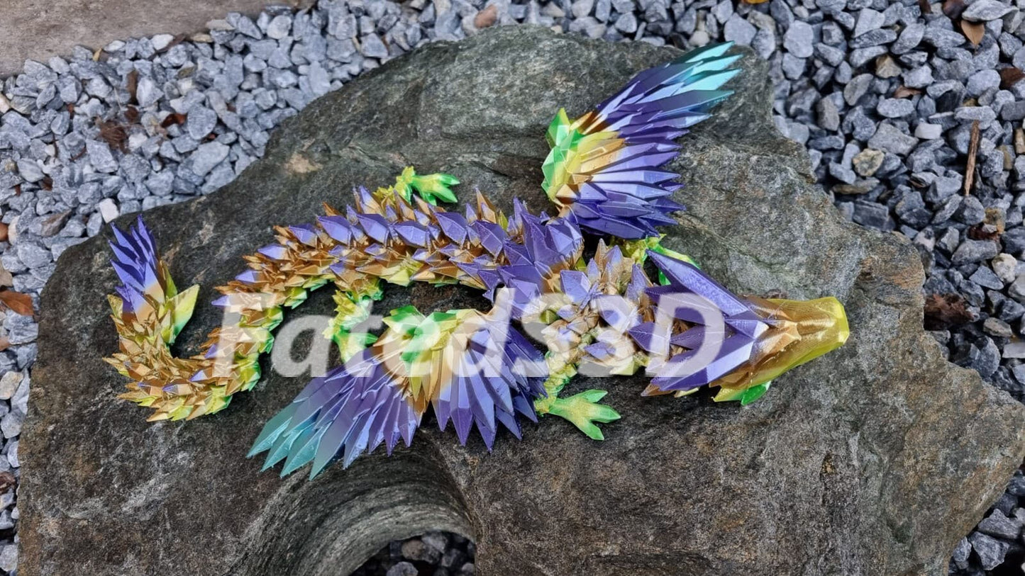 Crystal winged dragon