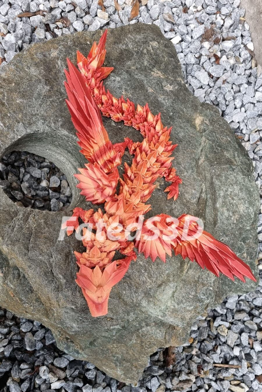 Crystal winged dragon