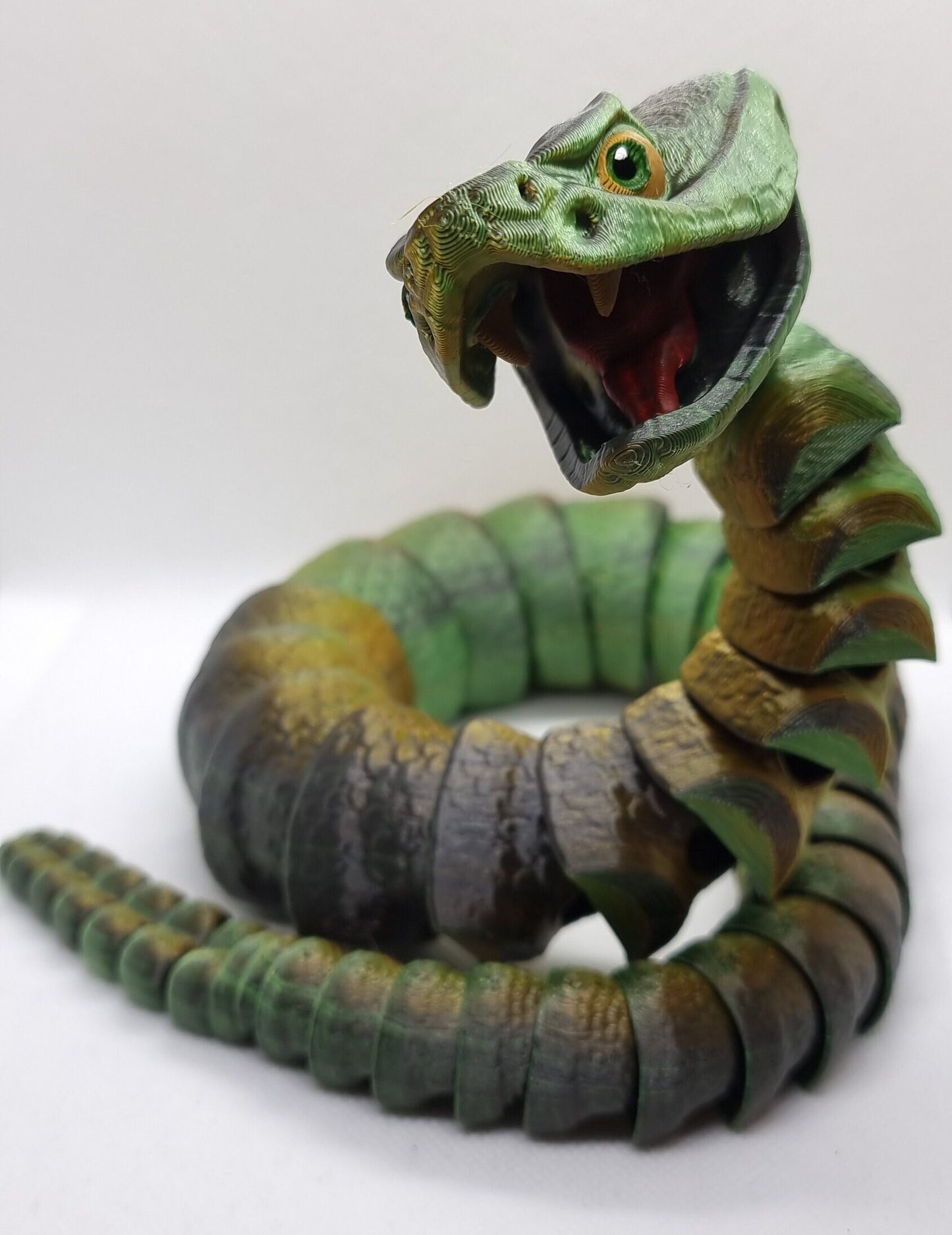 Articulated Rattlesnake | 3D printed fidget snake