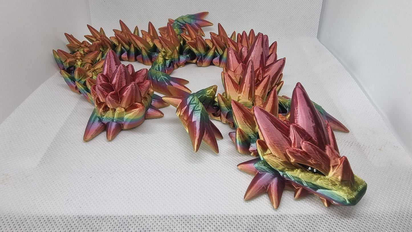 Adult Armoured spike dragon articulated model