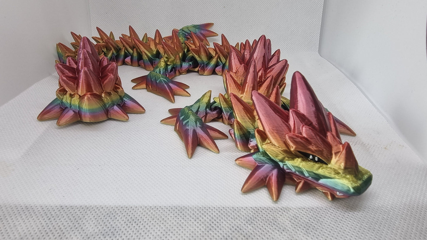 Adult Armoured spike dragon articulated model