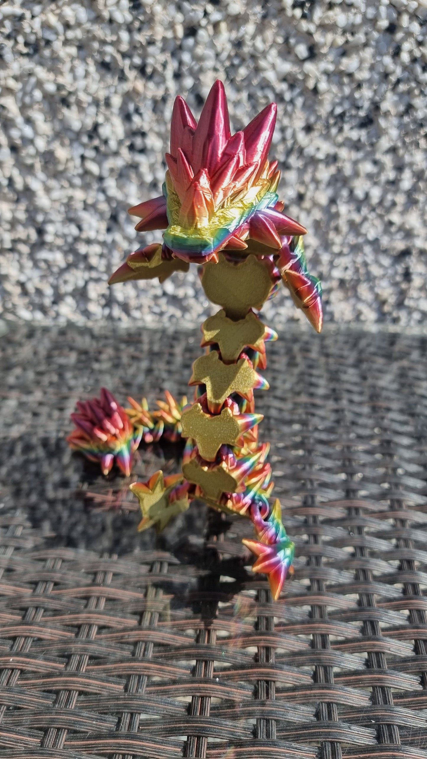 Adult Armoured spike dragon articulated model