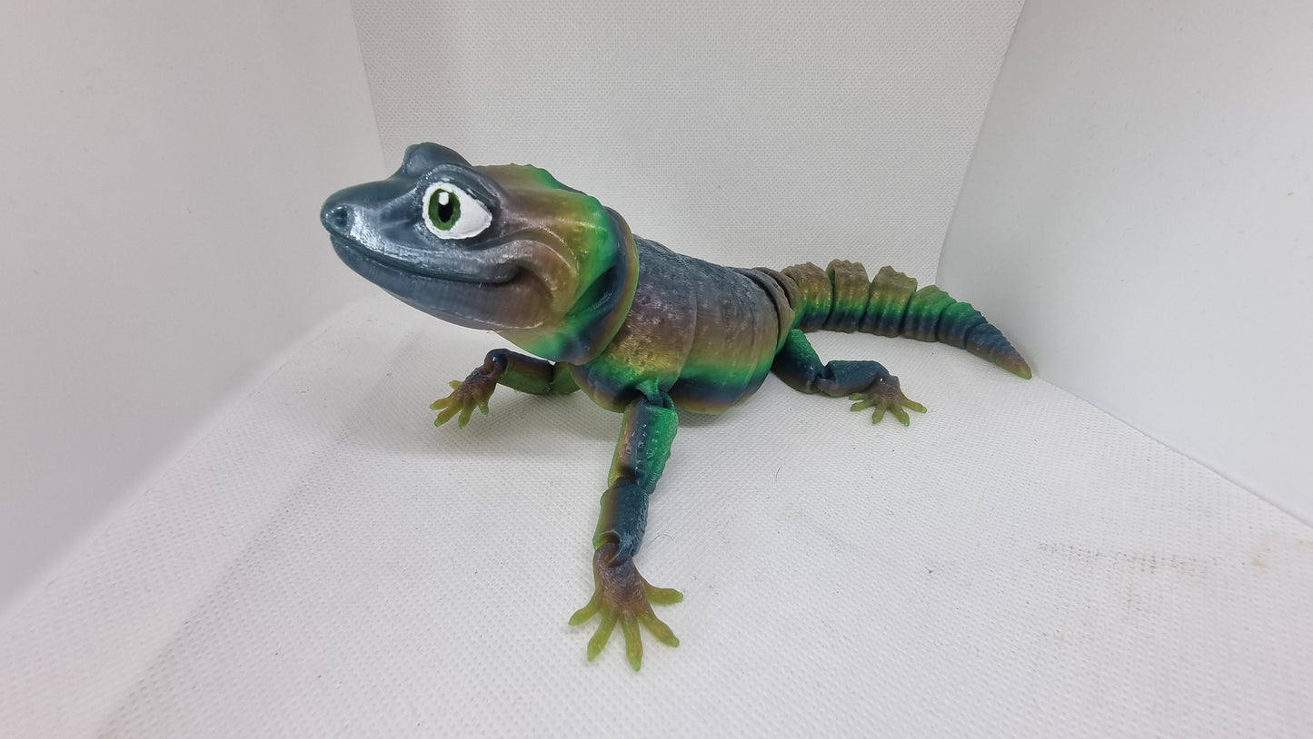Leopard gecko articulated model