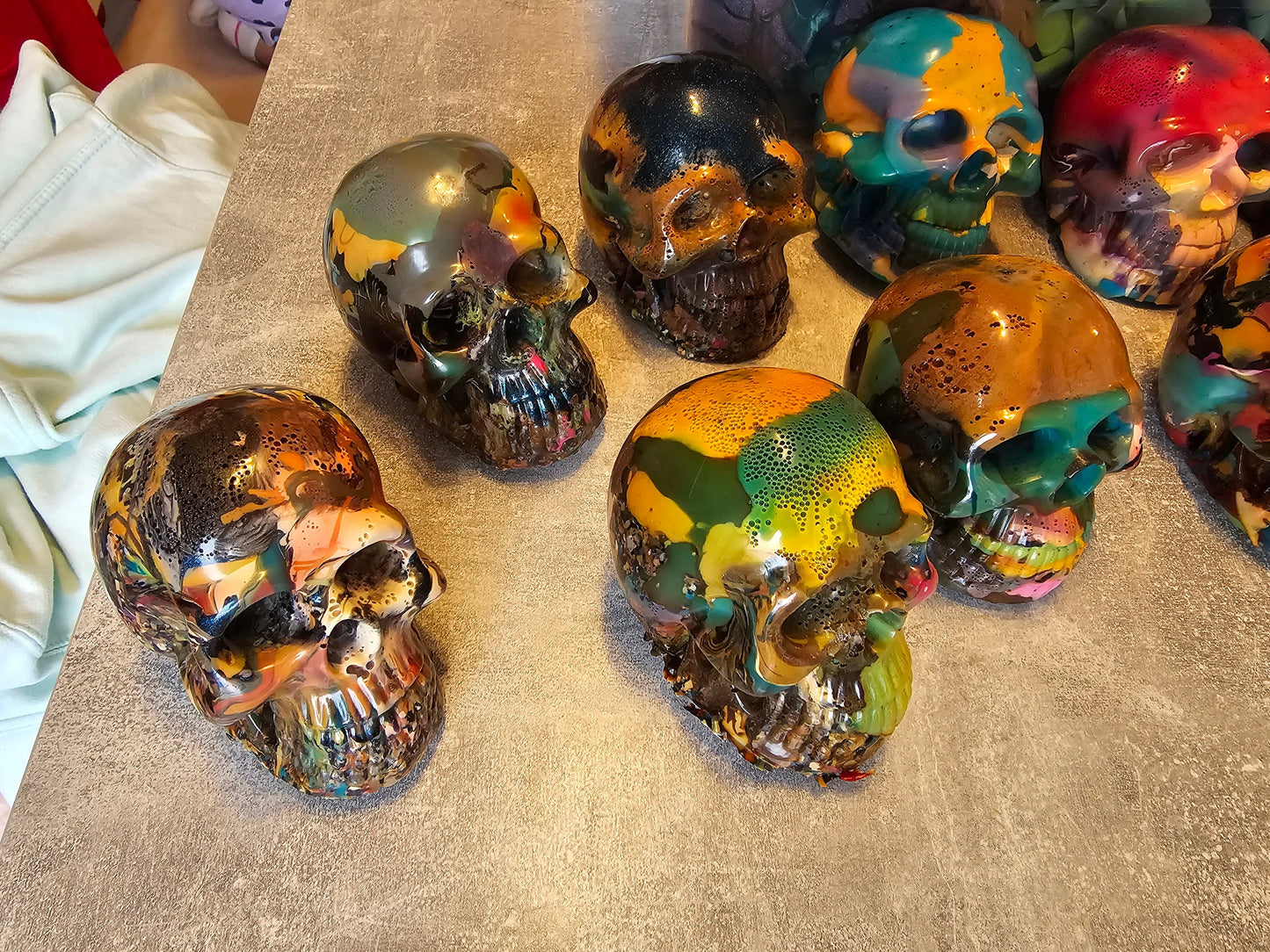 Scrap filament skull