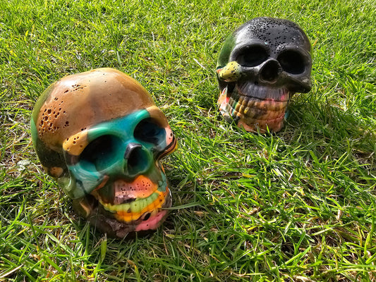 Scrap filament skull