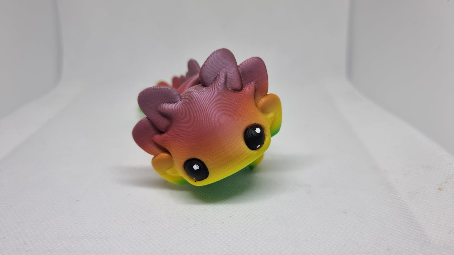 Cute baby axolotl flexi