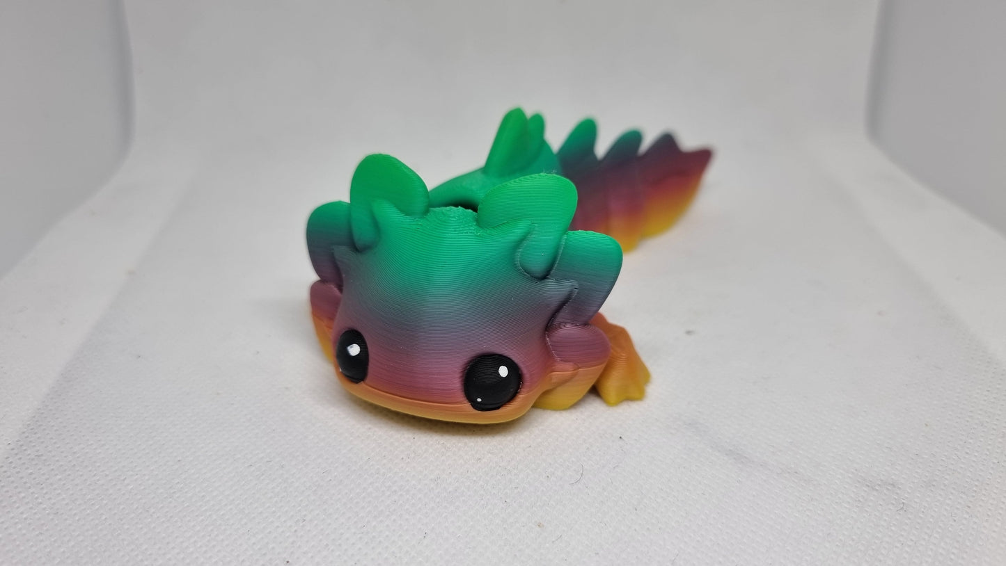 Cute baby axolotl flexi