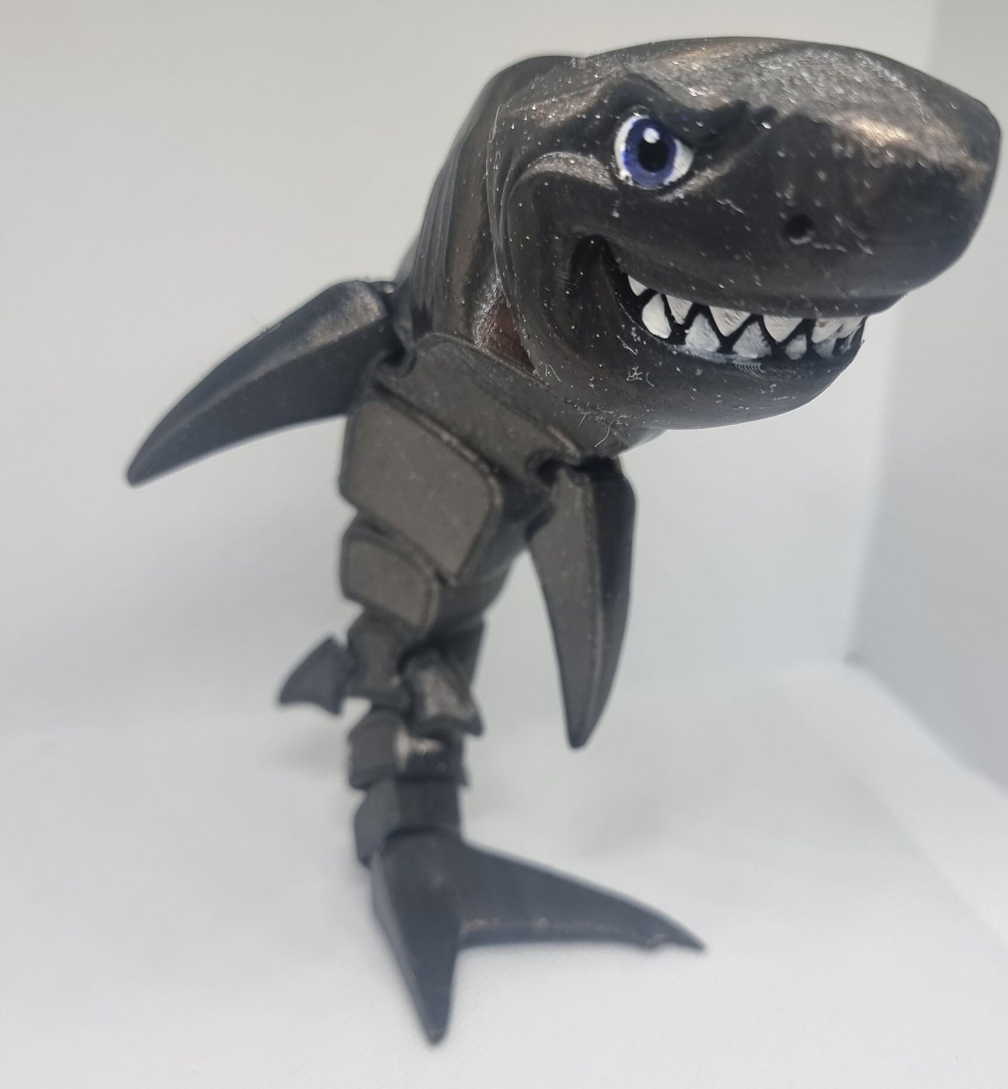 Great white shark model