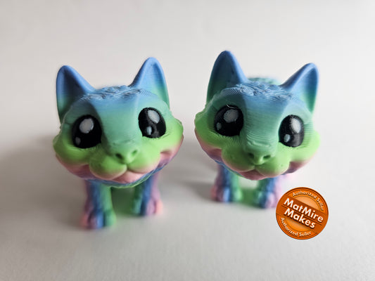 Cute flexi cat | Printed kitten