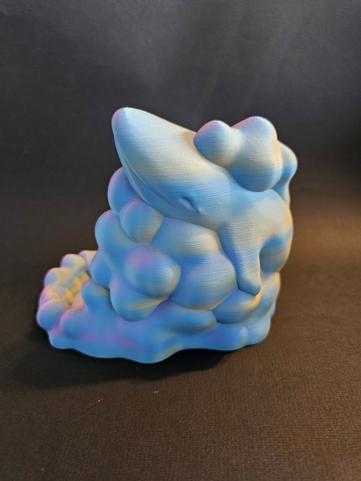 Sleepy whale dice tower