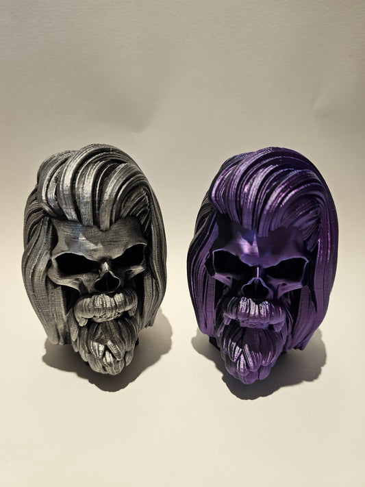 Long haired beardy skull