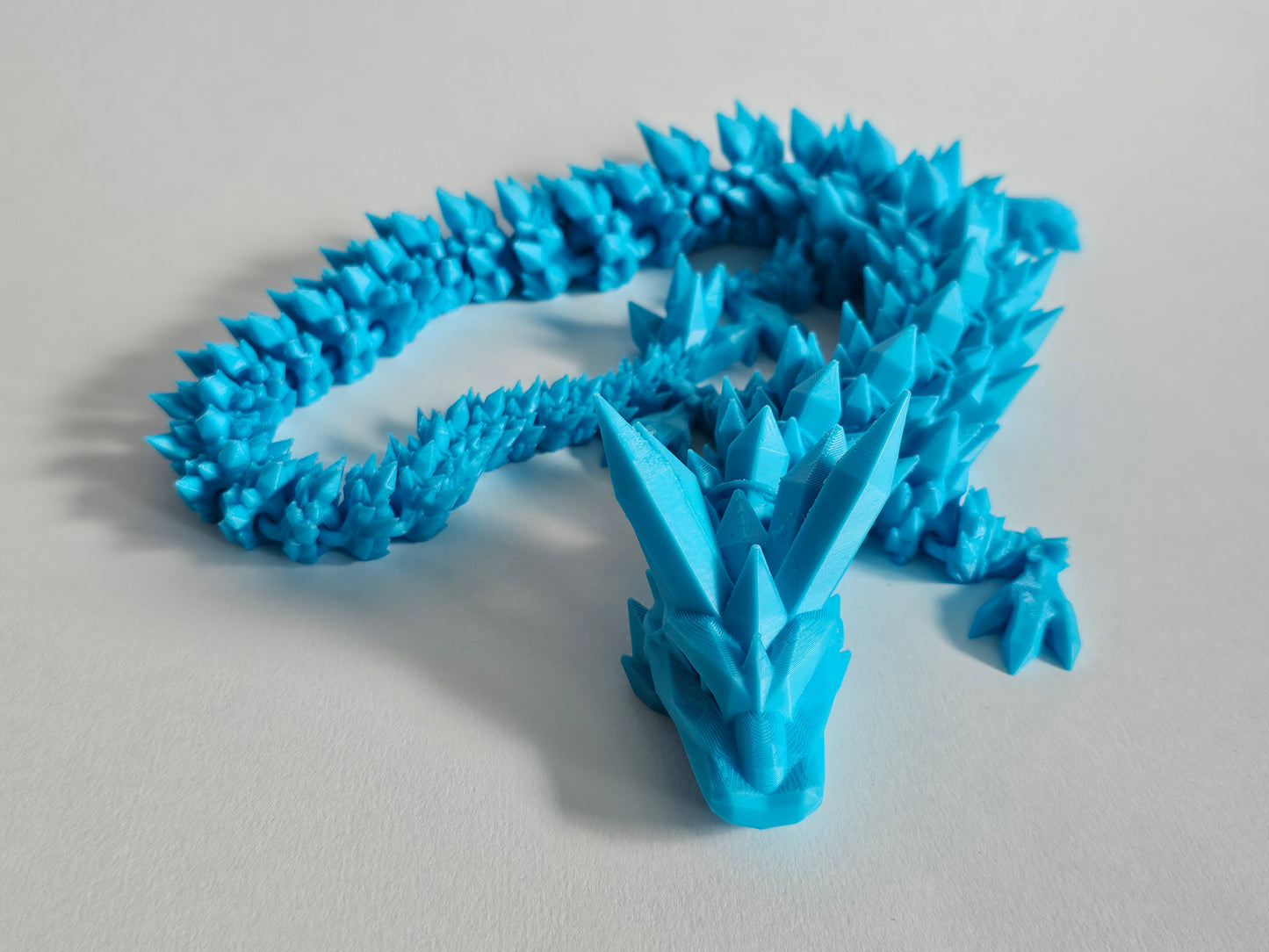 Crystal dragon articulated model