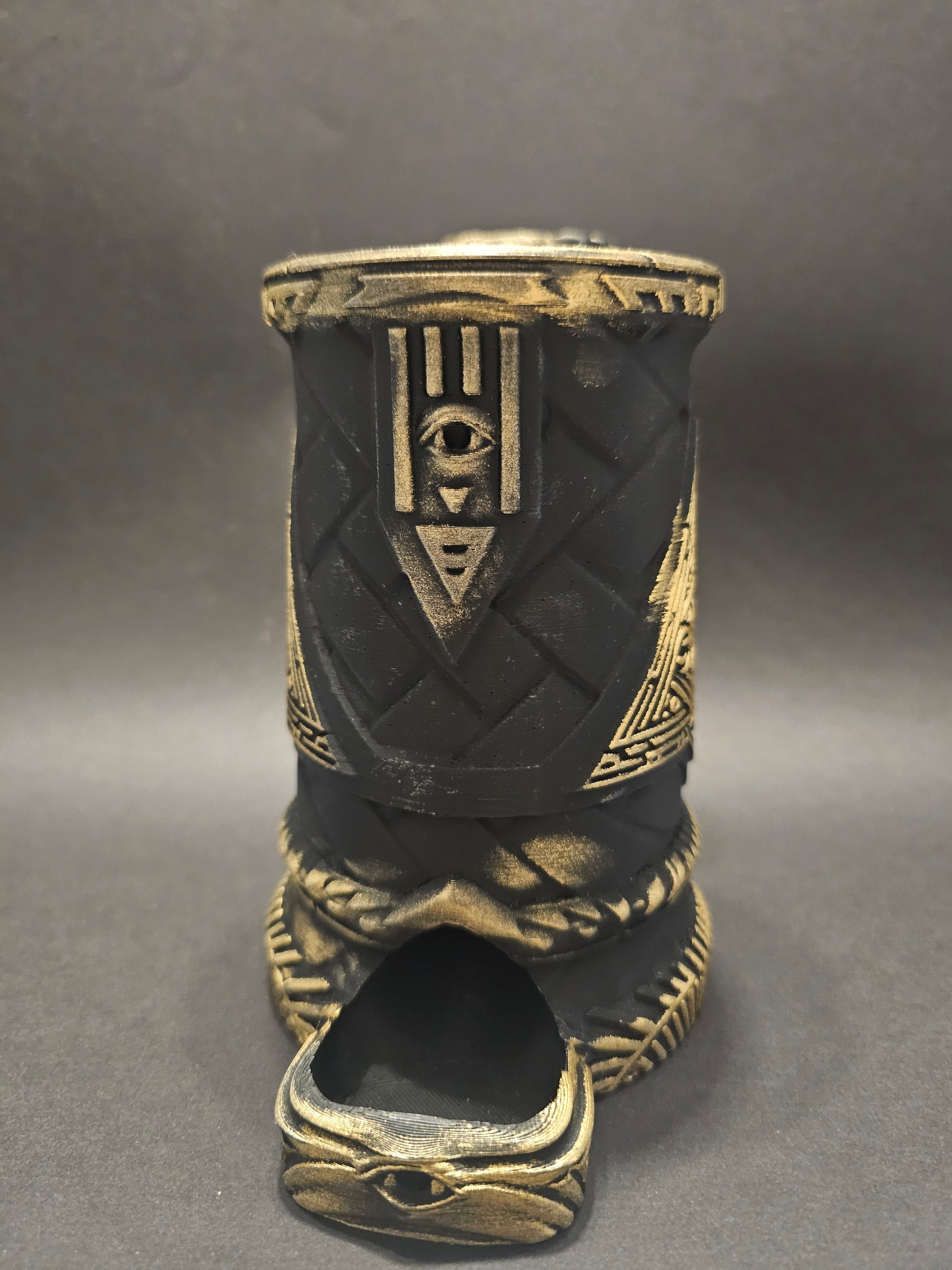 All seeing eye dice tower mug