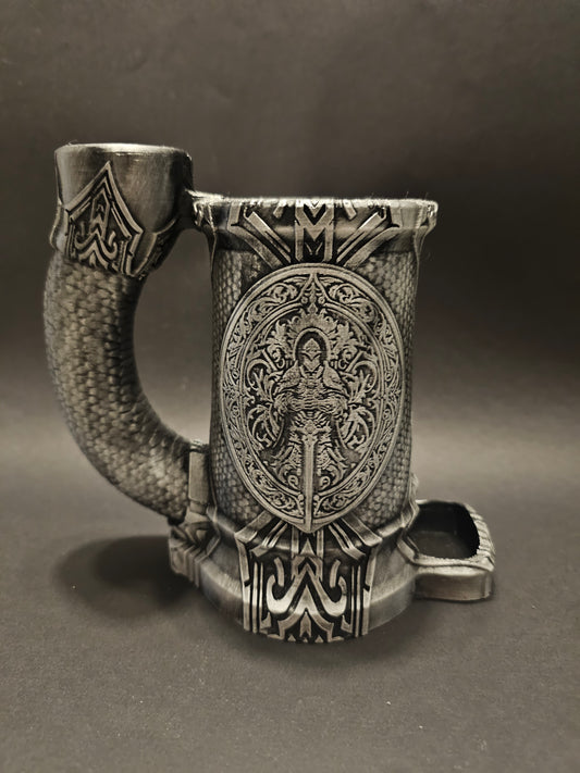 Barbarian dice tower mug