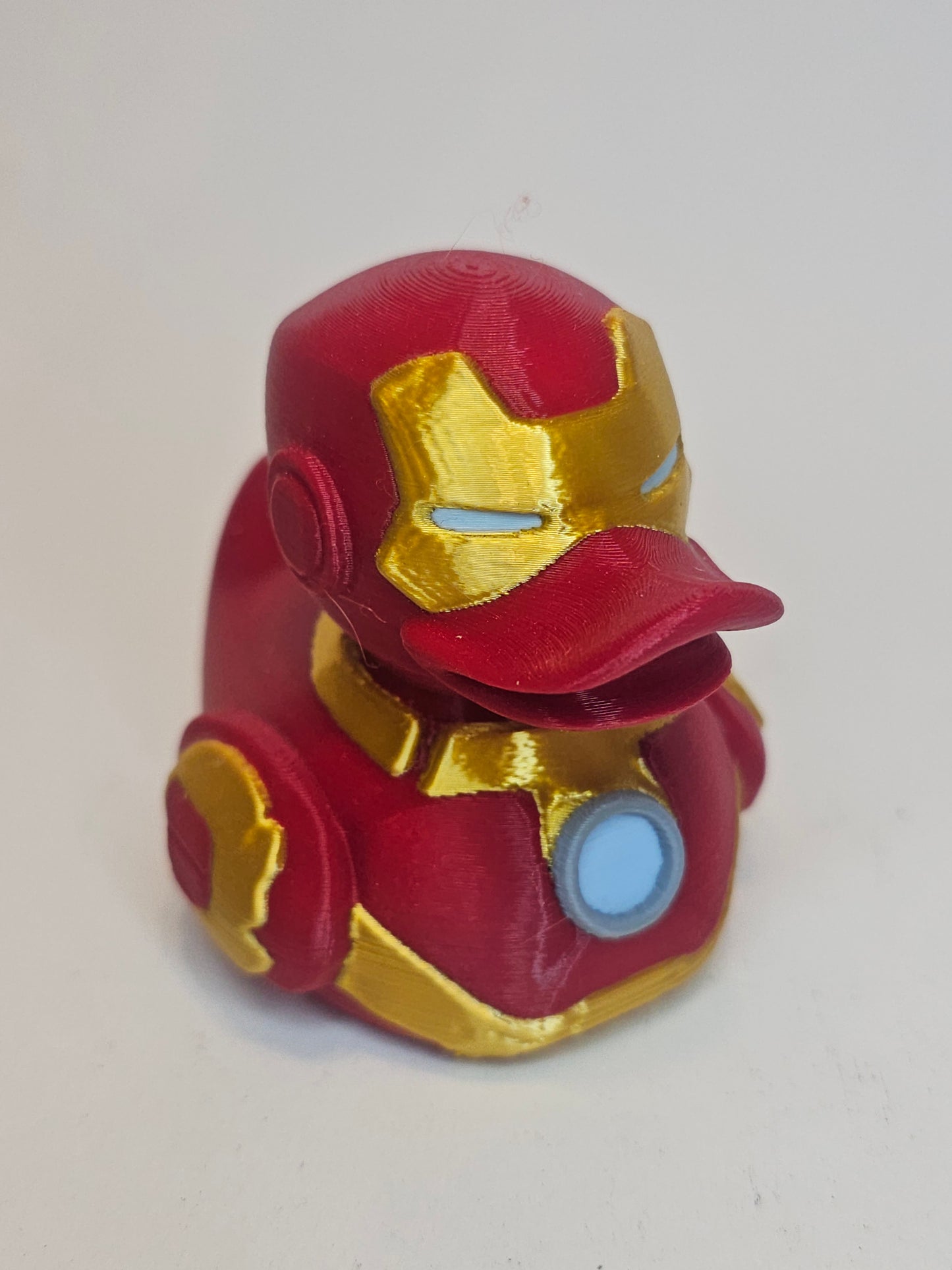 "Ironman" Duck Figure | 3D Printed Fan Art | Funny Collectible Gift | Geek Decor