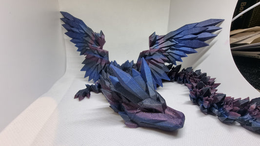 Crystal winged dragon