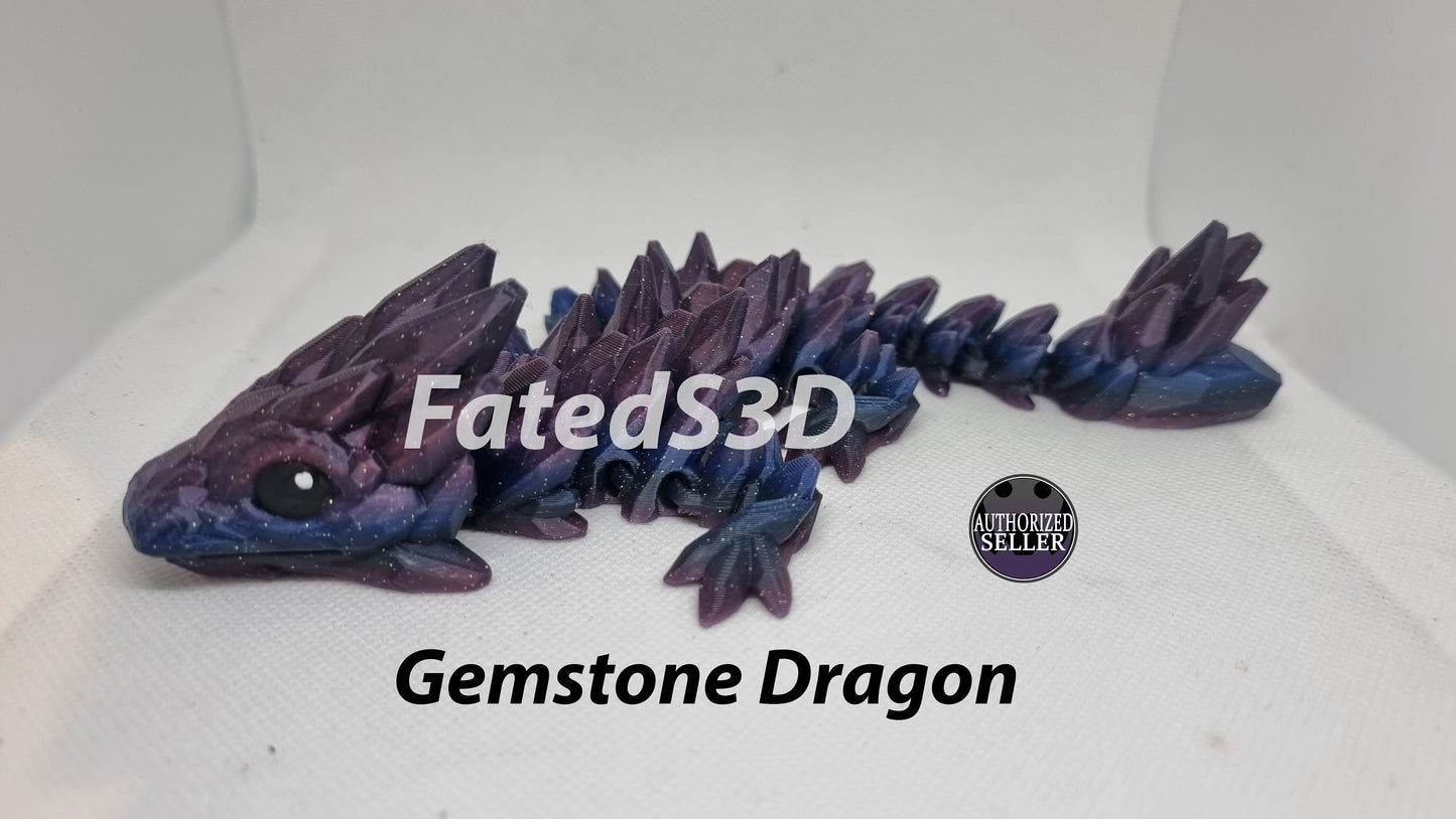 Baby gemstone dragon | printed articulated model