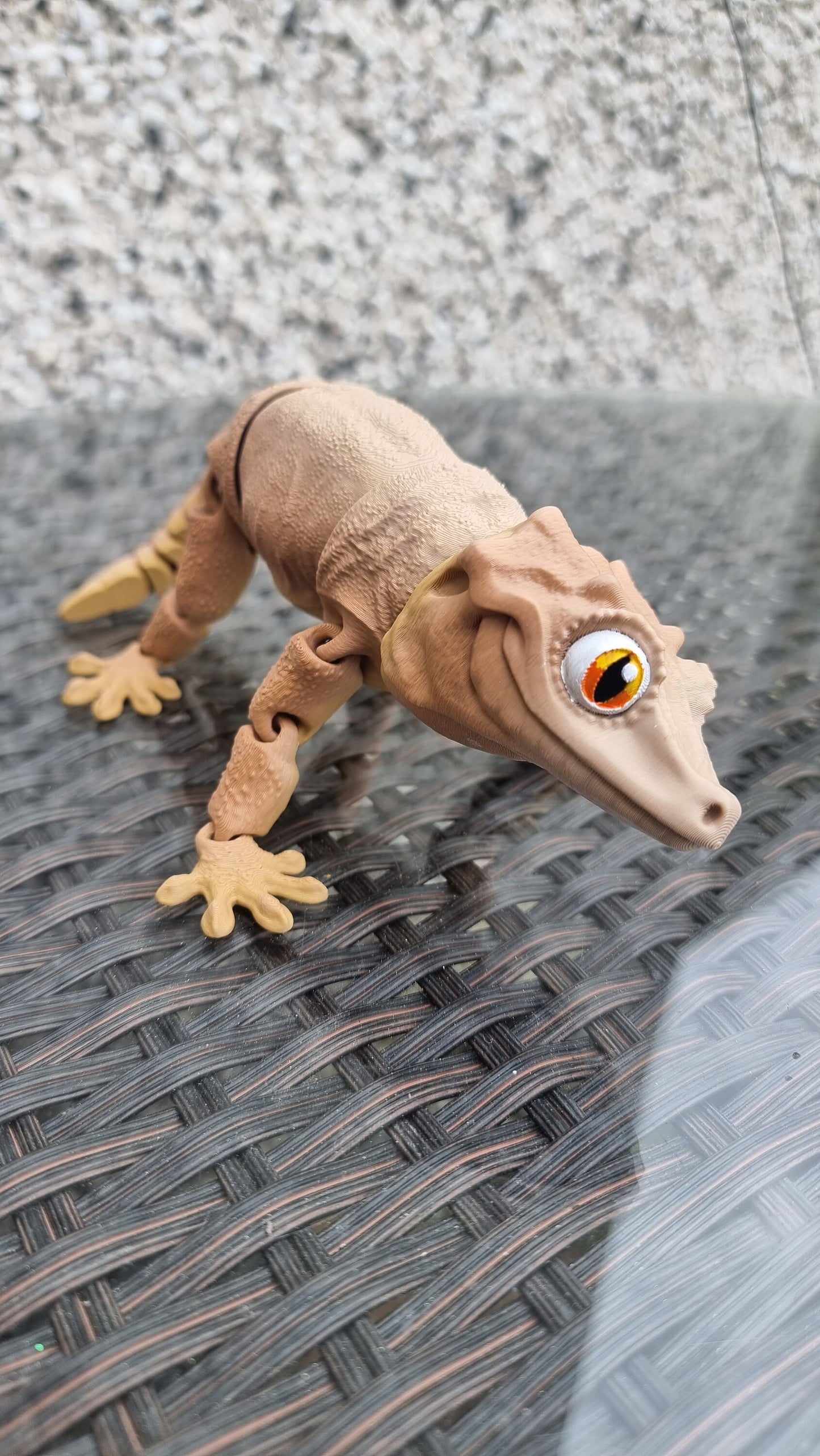 Gargoyle gecko articulated model