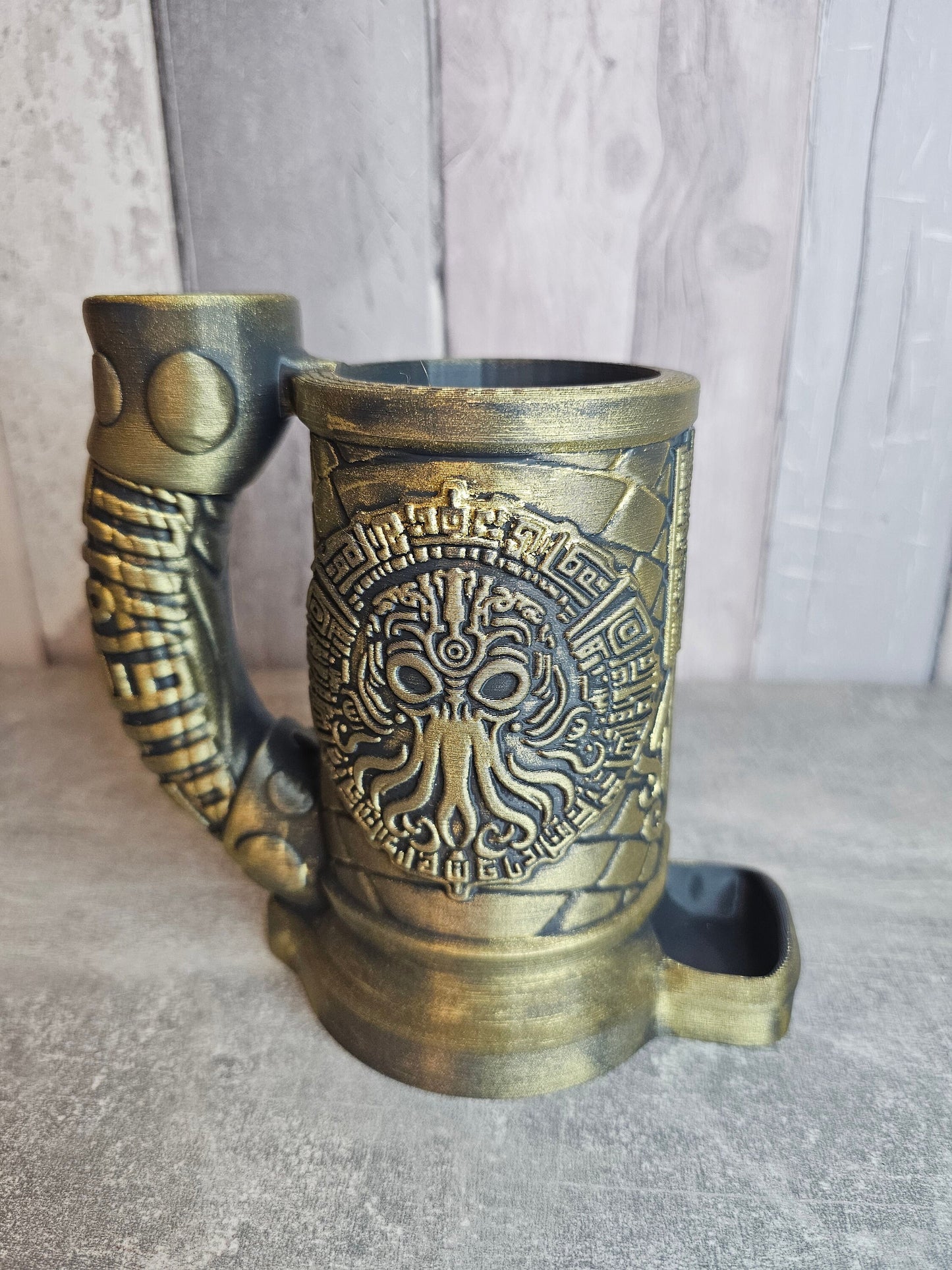 Cthulu dice tower mug