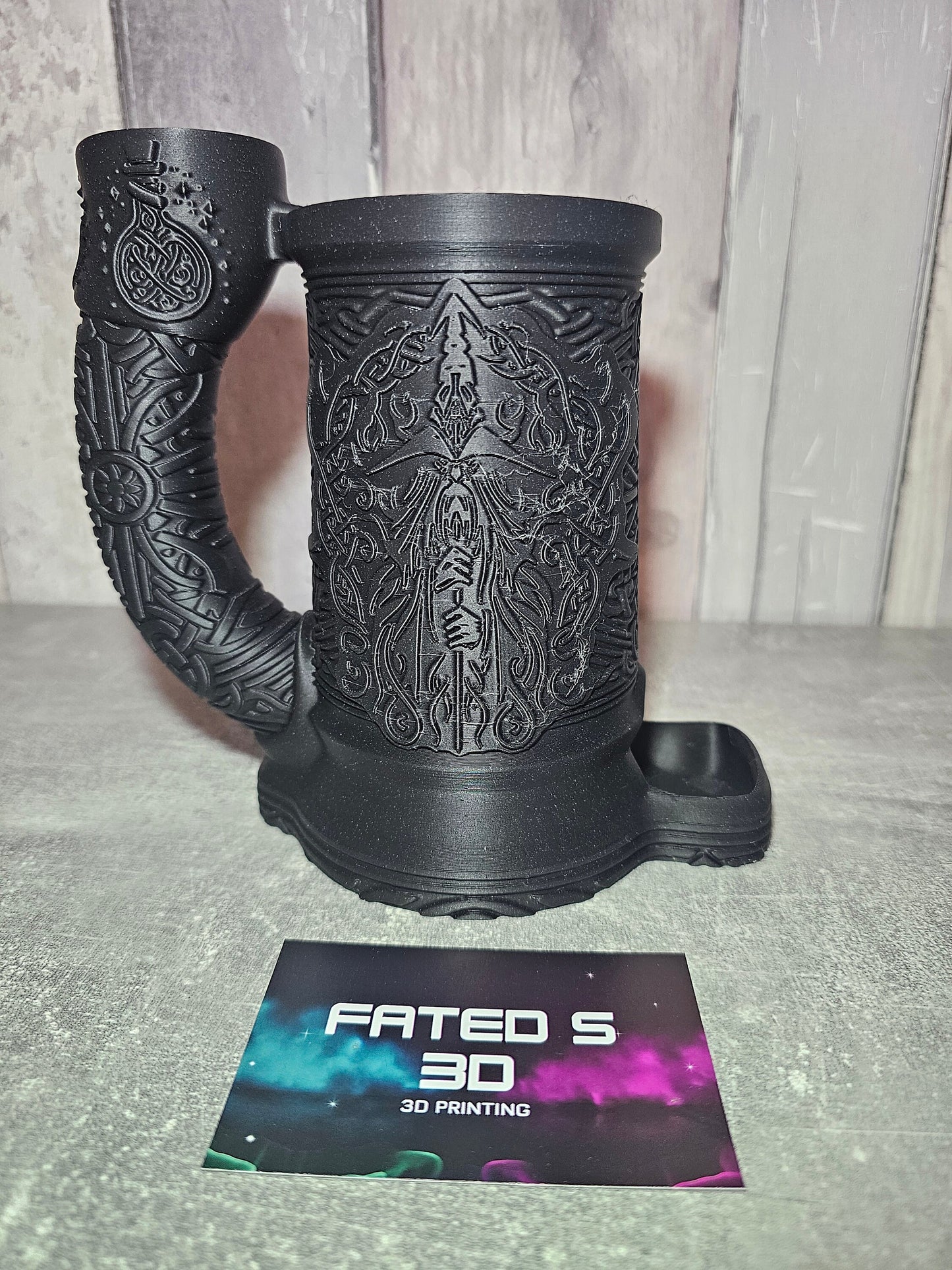 Wizard dice tower mug