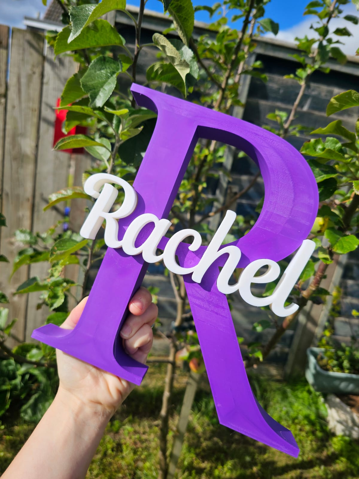 Personalised name decoration