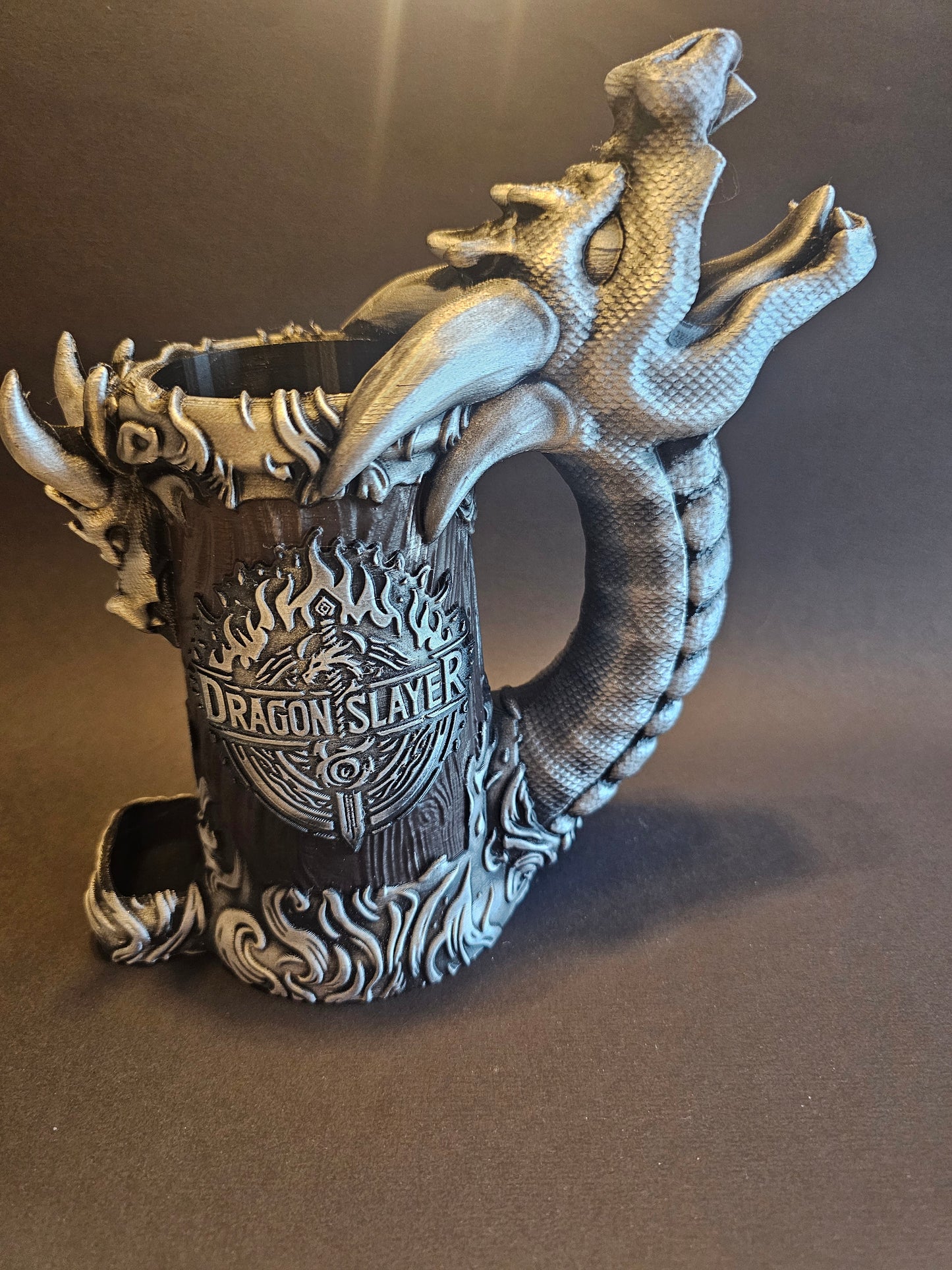 Dragon slayer dice tower mug